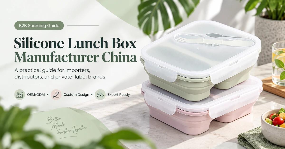 Silicone Lunch Box Manufacturer China: Factory Selection Guide for Importers and Private-Label Brands