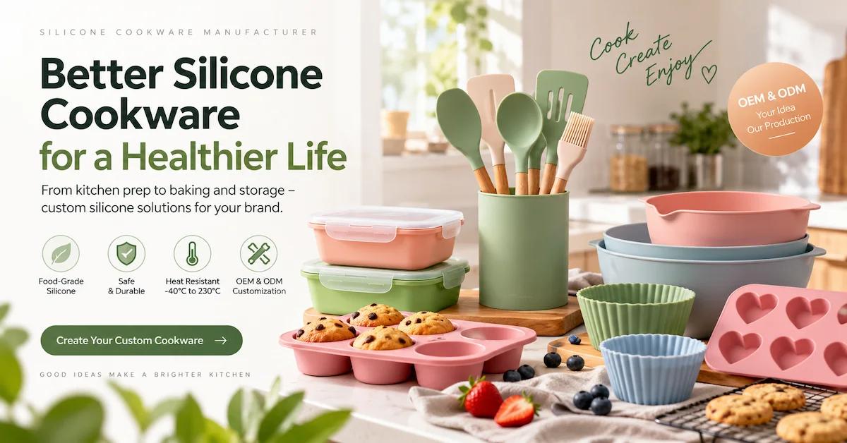 Silicone Cookware Manufacturer: A Buyer’s Guide to Materials, Tooling, QC, and OEM Production